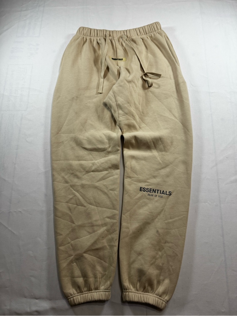 Essentials Men’s Sand Beige Jogger Sweatpants